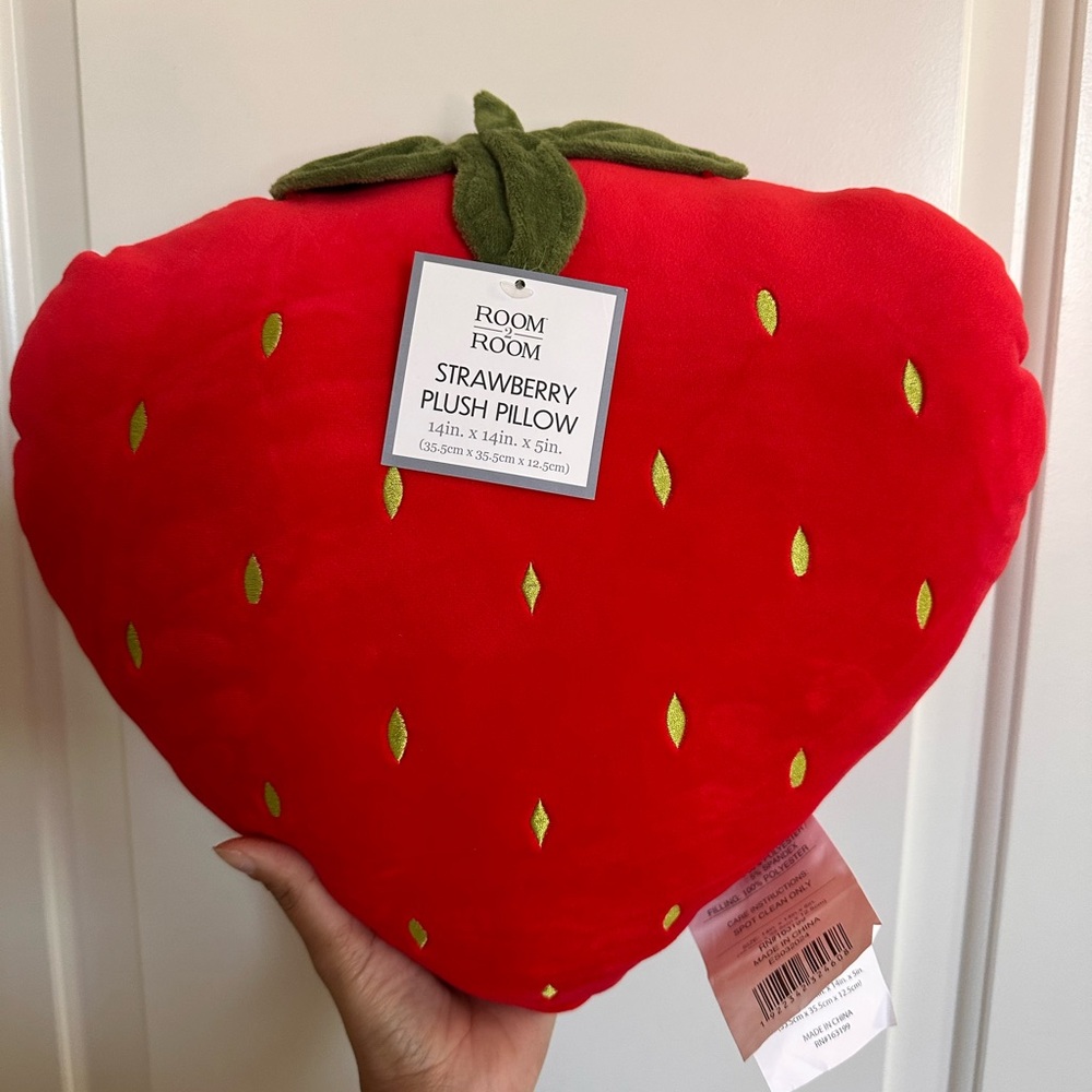 Strawberry Plush Pillow